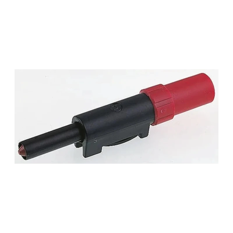 Hirschmann Test & Measurement Red Male Banana Plug 4 mm Connector Screw Termination 60V dc 16A Nickel Plating 931825101