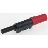 Hirschmann Test & Measurement Red Male Banana Plug 4 mm Connector Screw Termination 60V dc 16A Nickel Plating 931825101
