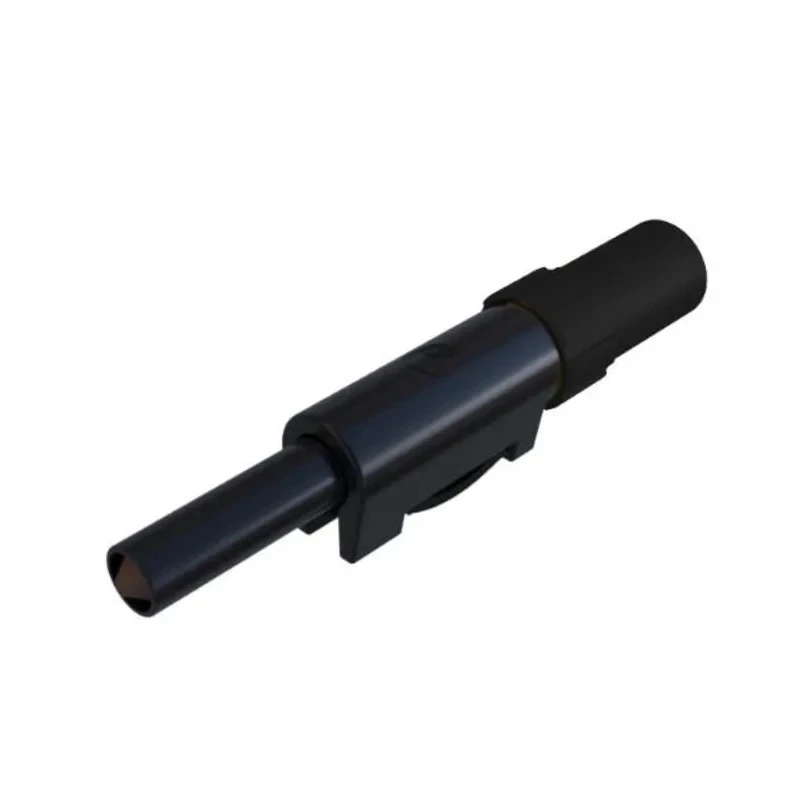 Hirschmann Test & Measurement Black Male Banana Plug, 4 mm Connector, Screw Termination, 60V dc, 16A, Nickel 931825100