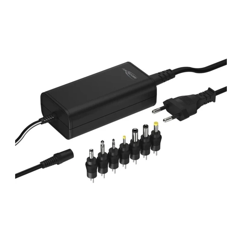 Ansmann AC/DC Adapter 27W Multi-Voltage Output with 2-Pin EU and 3-Pin UK Converter Plug 5311143-UK