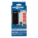 Ansmann AC/DC Adapter 27W Multi-Voltage Output with 2-Pin EU and 3-Pin UK Converter Plug 5311143-UK