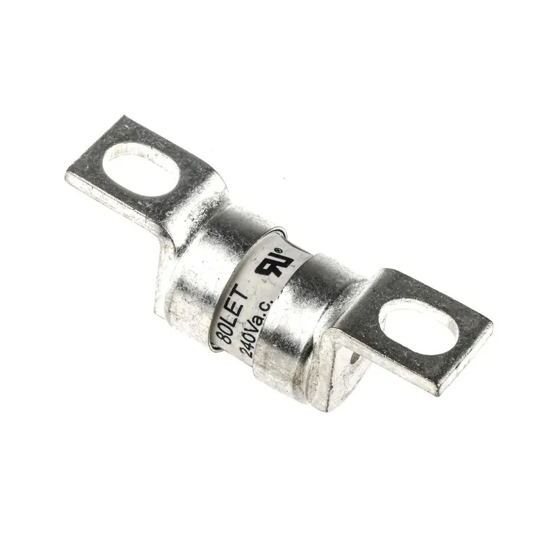 Eaton 80A British Standard Fuse LET 240V AC High Rupture Capacity Offset Tag 80LET