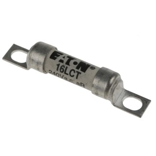Eaton 16A British Standard Fast Acting Fuse LCT 240V AC 38 mm 16LCT