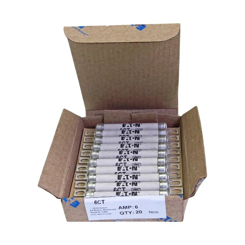 Eaton High-Speed British Standard Fuse 6A Current Rating 690V AC 64.3 mm Fixing Centres 6CT