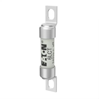 Eaton British Standard Fuse 6A 240V AC Cartridge-Style 52 mm x 20 mm x 84 mm High Rupture Capacity 6LCT