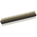 Preci-Dip 852 Series Straight Surface Pin Header, 10 Contacts, 1.27 mm Pitch, 2 Row, Unshrouded, Brass 852-80-010-30-001191
