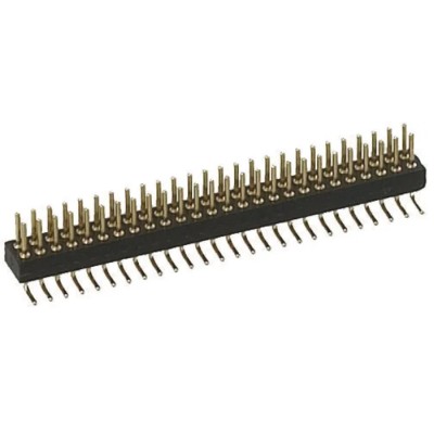 Preci-Dip 852 Series Straight Surface Pin Header, 10 Contacts, 1.27 mm Pitch, 2 Row, Unshrouded, Brass 852-80-010-30-001191