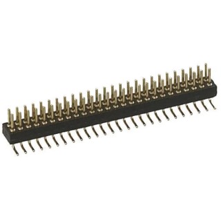 Preci-Dip 852 Series Straight Surface Pin Header 4 Contacts 1.27 mm Pitch 2 Row Unshrouded 852-80-004-30-001191