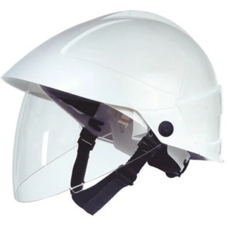 Catu White Arc Flash Helmet with Chin Strap Adjustable MO-185-BL