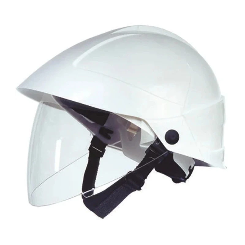 Catu White Arc Flash Helmet with Chin Strap Adjustable MO-185-BL