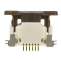Molex 0.5 mm Pitch 6 Way Right Angle Female FPC Connector Solder 52746-0671