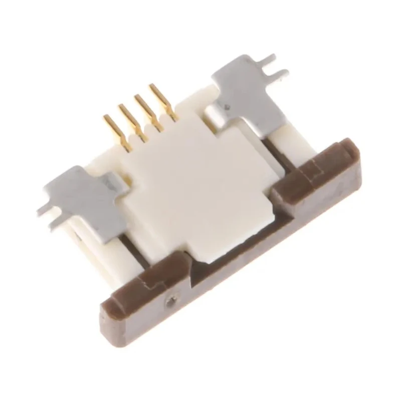 Molex 0.5 mm Pitch 4 Way Right Angle Female FPC Connector, Solder 52746-0471