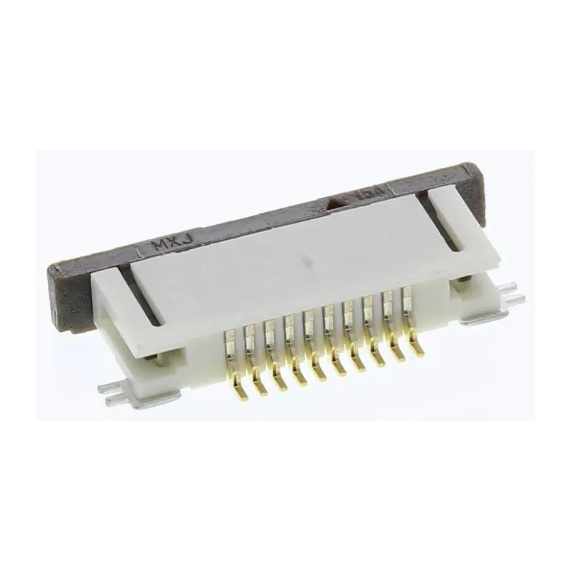 Molex 0.5 mm Pitch 10 Way Right Angle Female Easy-On FPC Connector with Solder Termination 52746-1071