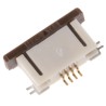 Molex 0.5 mm Pitch 4 Way Right Angle Female Easy-On FPC Connector, Solder Termination 52746-0471
