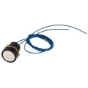 ITW Switches 49-59114 49-59 Series Push Button Switch Momentary Panel Mount 16 mm Cutout SPST Clear LED IP67 250 V AC 10 A