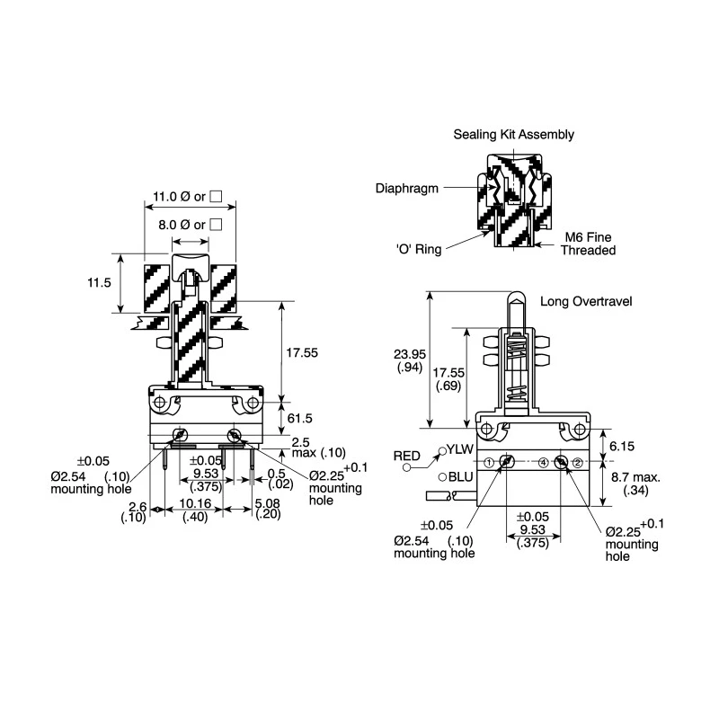 Saia-Burgess Microswitch Actuator for Use With V4N/V4NS Model V4NS