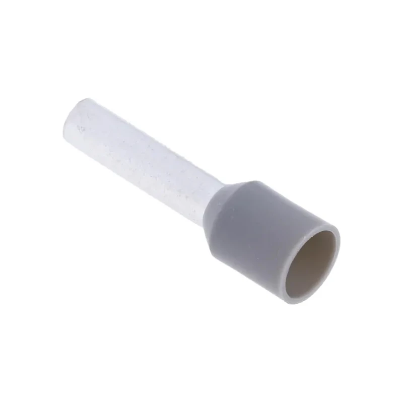 RS PRO Insulated Crimp Bootlace Ferrule 12 mm Pin Length 3.2 mm Pin Diameter Grey 12 AWG Wire Size 157-1250