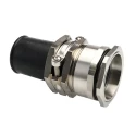 Lapp SKINDICHT Series 5 Cable Gland Kit, Nickel-Plated Brass, Thread Size PG42, IP65, Model 52001200+52003570