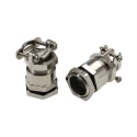 Lapp SKINDICHT Series 50 Cable Gland, Nickel-Plated Brass, PG9 Thread Size, Kit Contents: 1 x Cable Gland 52004280+52003500