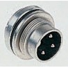 Amphenol Industrial C 091 D 7 Pole Straight M16 DIN Plug, Panel Mount, 5A, 300 V AC/DC, IP67, Screw C091-31W007-1002