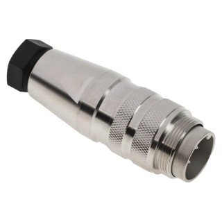 Amphenol Industrial 4 Pole Straight M16 DIN Plug Screw-On Cable, 5A, 300V AC/DC, IP67 C09131H0041002