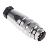 Amphenol Industrial 8 Pole Straight M16 DIN Plug, Screw-On, 5A, 100 V ac/dc, IP67, Cable Mount C09131H0081002