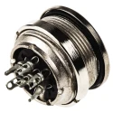 Amphenol Industrial C 091 D 6 Pole Straight M16 DIN Socket, 5A, 300 V AC/DC, IP67, Screw Panel Mount Female C091-31N006-1002