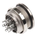 Amphenol Industrial C 091 D 7 Pole Straight M16 DIN Socket Female Panel Mount 5A 300V AC/DC IP67 Screw C091-31N007-1002