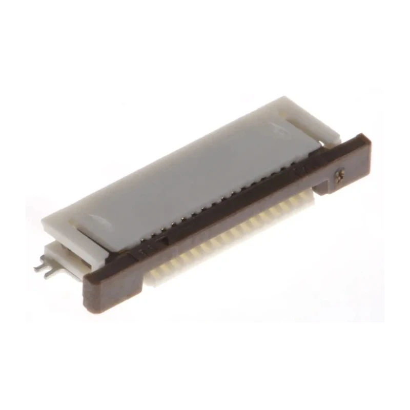 Molex 0.5 mm Pitch 16 Way Right Angle Female FPC Connector, Solder 52746-1671
