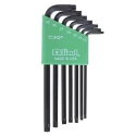 RS PRO 7-Piece Torx Key Set, L Shape, Long Arm, Chrome Nickel Alloy Steel, Model 157-2089