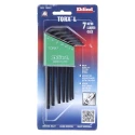 RS PRO 7-Piece Torx Key Set, L Shape, Long Arm, Chrome Nickel Alloy Steel, Model 157-2089