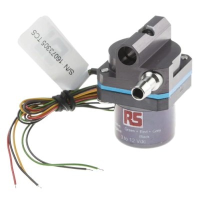 RS PRO 12V 345 mbar Direct Coupling Water Pump, 2000ml/min, 6W, Anodised Aluminium, IP68 702-6888