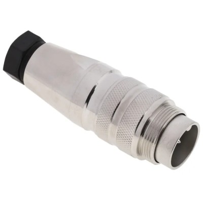 Amphenol Industrial C 091 D 5 Pole Straight M16 DIN Plug 5A 300V ac 300V dc IP67 Screw-On Cable Male C09131H0051002