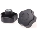RS PRO Black Polypropylene Multiple Lobes Clamping Knob M8 Threaded Hole 50 mm Diameter 702-7608
