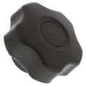 RS PRO Black Polypropylene Multiple Lobes Clamping Knob, M10 Threaded Hole, 50 mm Diameter, Stainless Steel Insert 702-7667