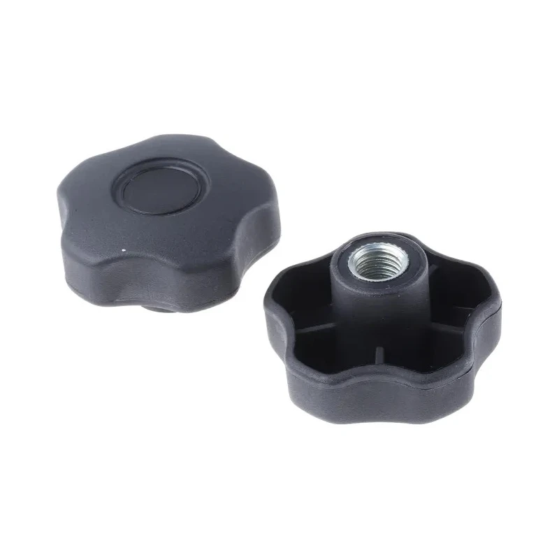 RS PRO Black Polypropylene Multiple Lobes Clamping Knob M12 Threaded Hole 60 mm Diameter 702-7614