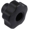 RS PRO Black Polypropylene Multiple Lobes Clamping Knob, M8 Threaded Through Hole 702-7677