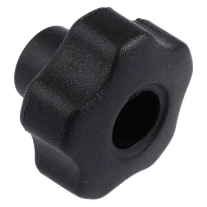 RS PRO Black Polypropylene Multiple Lobes Clamping Knob, M8 Threaded Through Hole 702-7677