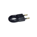 Legrand 6A 230V Germany France Mains Connector Black Polymer Cable Screw Termination 0 501 63