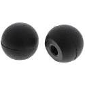 RS PRO Black Nylon Ball Clamping Knob, M4 Threaded Hole, 15 mm Diameter 702-7796
