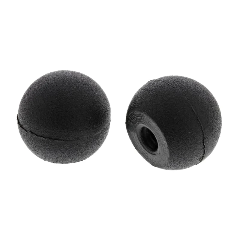 RS PRO Black Nylon Ball Clamping Knob, M4 Threaded Hole, 15 mm Diameter 702-7796