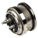 Amphenol Industrial C 091 D 3 Pole Straight M16 DIN Socket Panel Mount 5A 300 V ac dc IP67 C091-31N003-1002