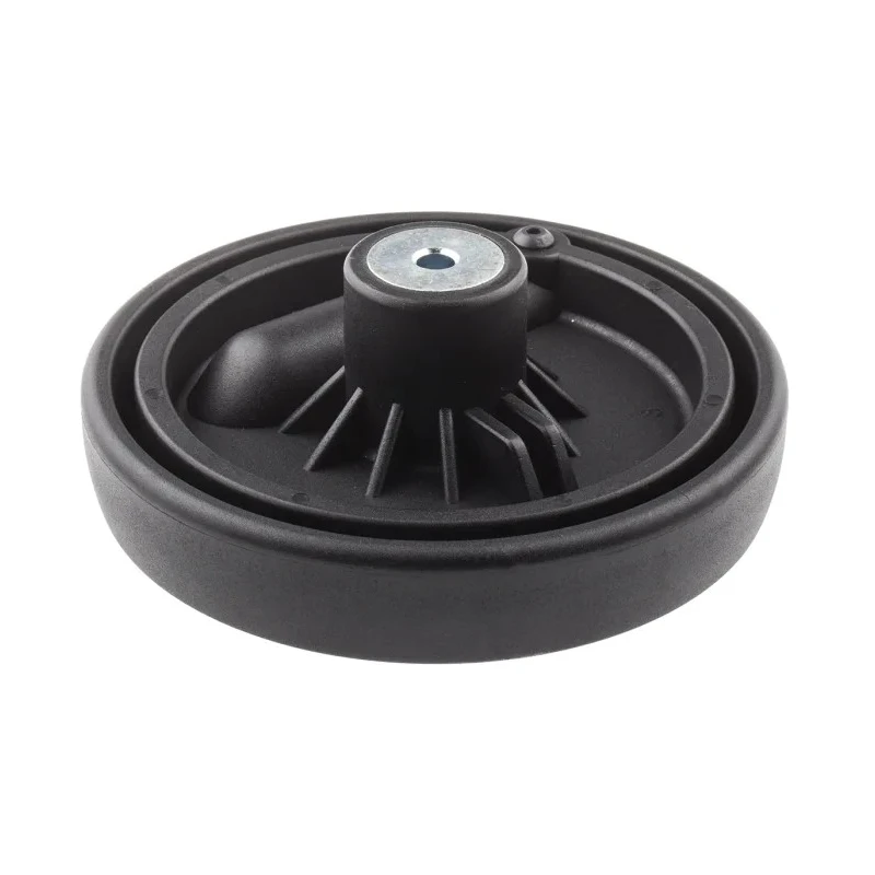 RS PRO Black Thermoplastic Hand Wheel, 150 mm Diameter, Fold Away Revolving Handle, Steel Insert 702-7841