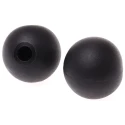 RS PRO Black Duroplast Ball Clamping Knob 50 mm Diameter, Unthreaded Hole, Thread Length 20 mm Model 702-7816