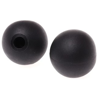 RS PRO Black Duroplast Ball Clamping Knob 50 mm Diameter, Unthreaded Hole, Thread Length 20 mm Model 702-7816