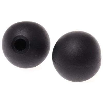 RS PRO Black Duroplast Ball Clamping Knob 50 mm Diameter, Unthreaded Hole, Thread Length 20 mm Model 702-7816