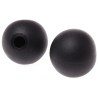 RS PRO Black Duroplast Ball Clamping Knob 50 mm Diameter, Unthreaded Hole, Thread Length 20 mm Model 702-7816