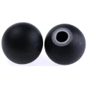 RS PRO Black Duroplast Ball Clamping Knob with Unthreaded Hole 38 mm Diameter 702-7807