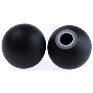 RS PRO Black Duroplast Ball Clamping Knob with Unthreaded Hole 38 mm Diameter 702-7807