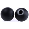 RS PRO Black Duroplast Ball Clamping Knob with Unthreaded Hole 38 mm Diameter 702-7807